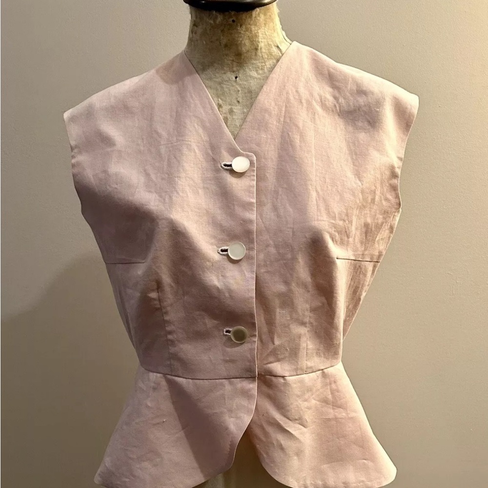 Pink 1940s top reproduction